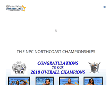 Tablet Screenshot of northcoastchamps.com